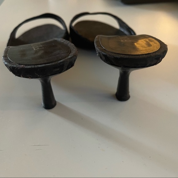 Fendi Zucca Kitten Heels - Picture 14 of 16